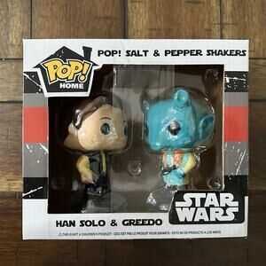 Funko Pop Home Star Wars Han Solo & Greedo Salt Pepper Shakers Smuggler’s Bounty